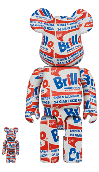 メディコム BE@RBRICK ベアブリック 400% アンディ ウォーホル ブリロ 未開封 ４号店商品