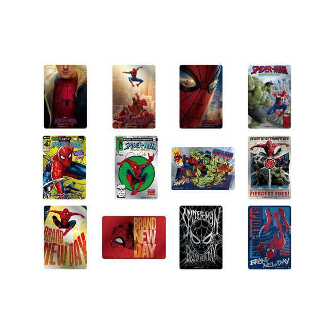 インロック マーベル スパイダーマン : ブランド・ニュー・デイ メタリックカードコレクション 全12種 未開封