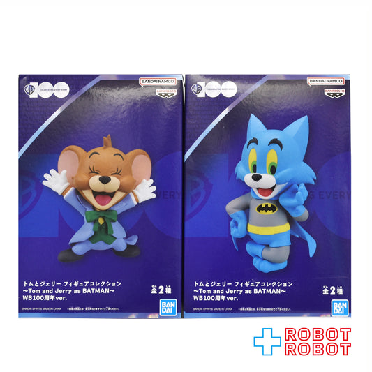 バンプレスト トムとジェリー フィギュアコレクション ～Tom and Jerry as BATMAN～ WB100周年ver. 2種セット 未開封
