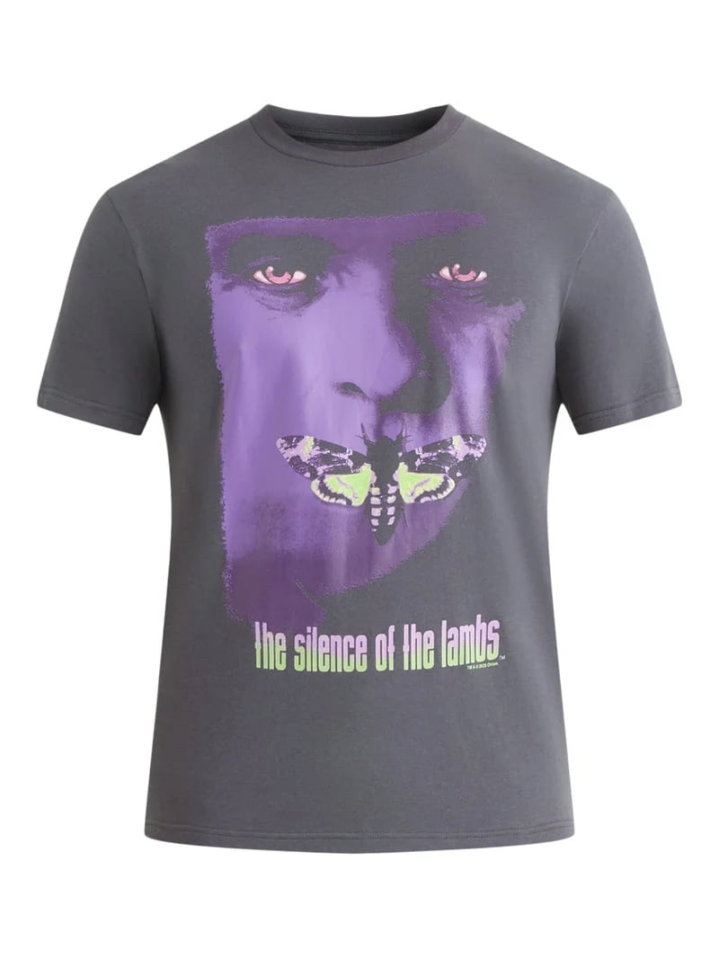 羊たちの沈黙 グラフィック Tシャツ 紫