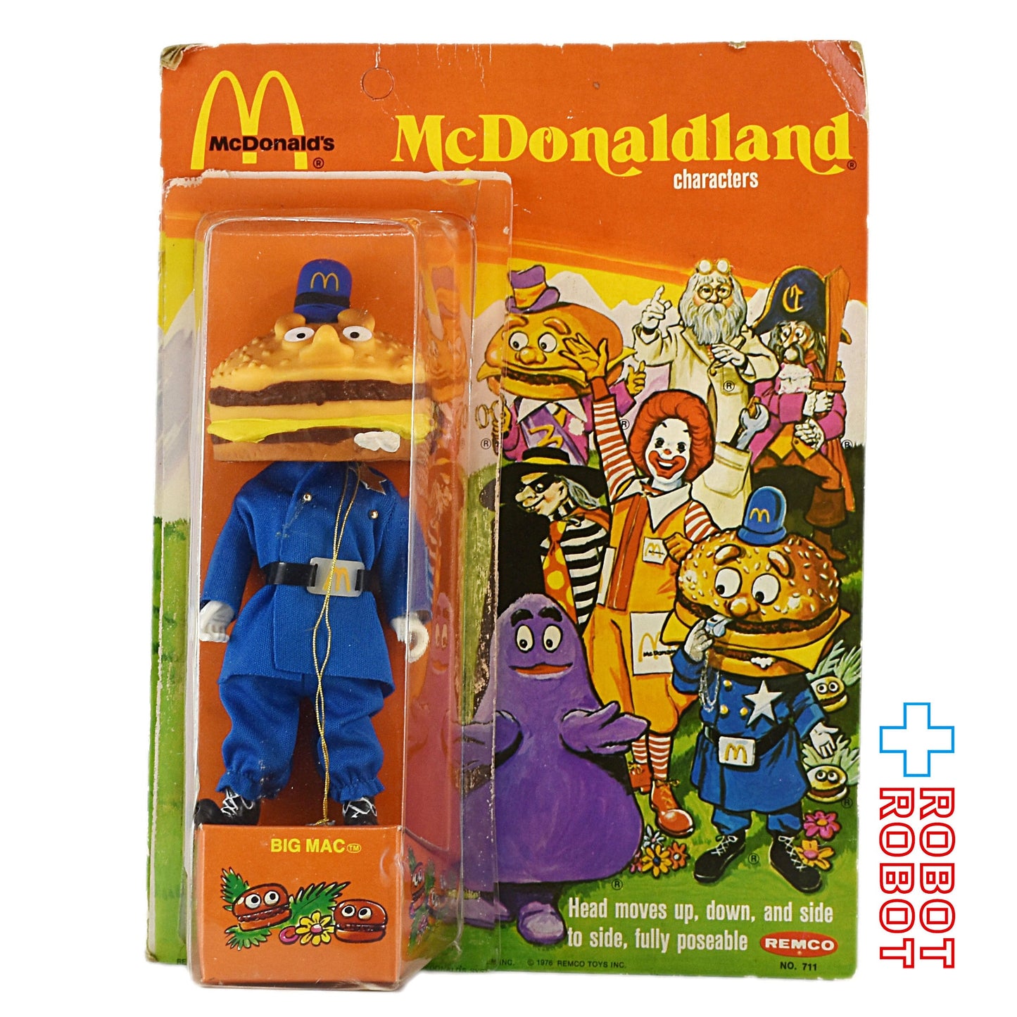 レムコ社 マクドナルドランド ビッグマックポリス フィギュア スモールヘッド 開封