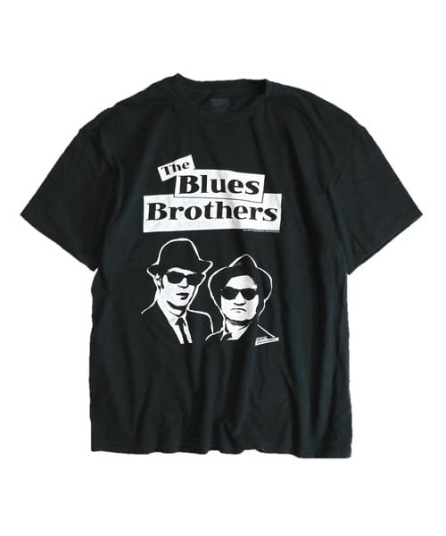 ブルース・ブラザーズ モノクロ グラフィック Tシャツ ブラック アメリカンクラシックス