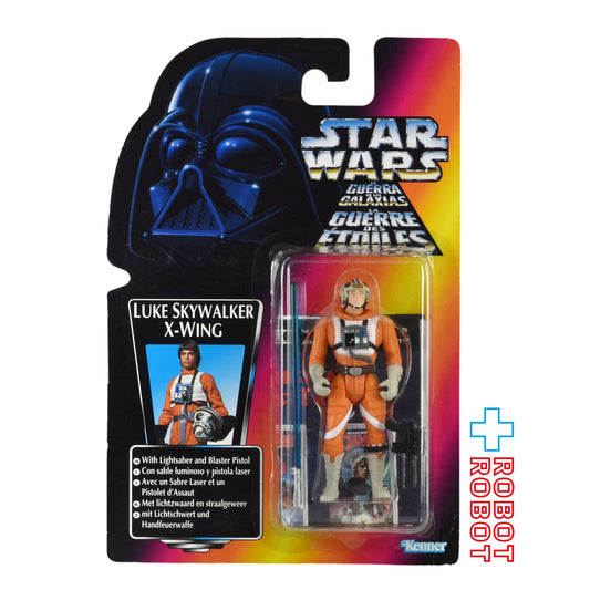 スター・ウォーズ POTF2 レッドカード ルーク・スカイウォーカー Xウイングパイロット ロング・セーバー ヨーロッパ版 THXリーフレット 3.75インチ アクションフィギュア 未開封