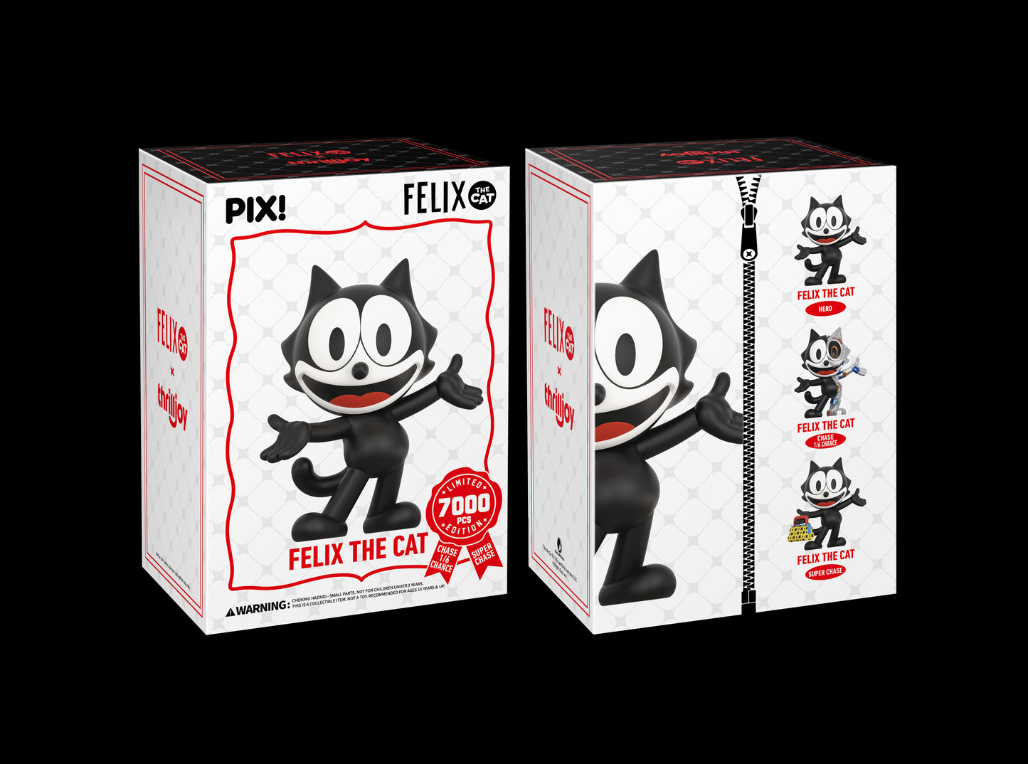 スリルジョイ PIX ピックス フィリックス・ザ・キャット ビニールフィギュア 箱付