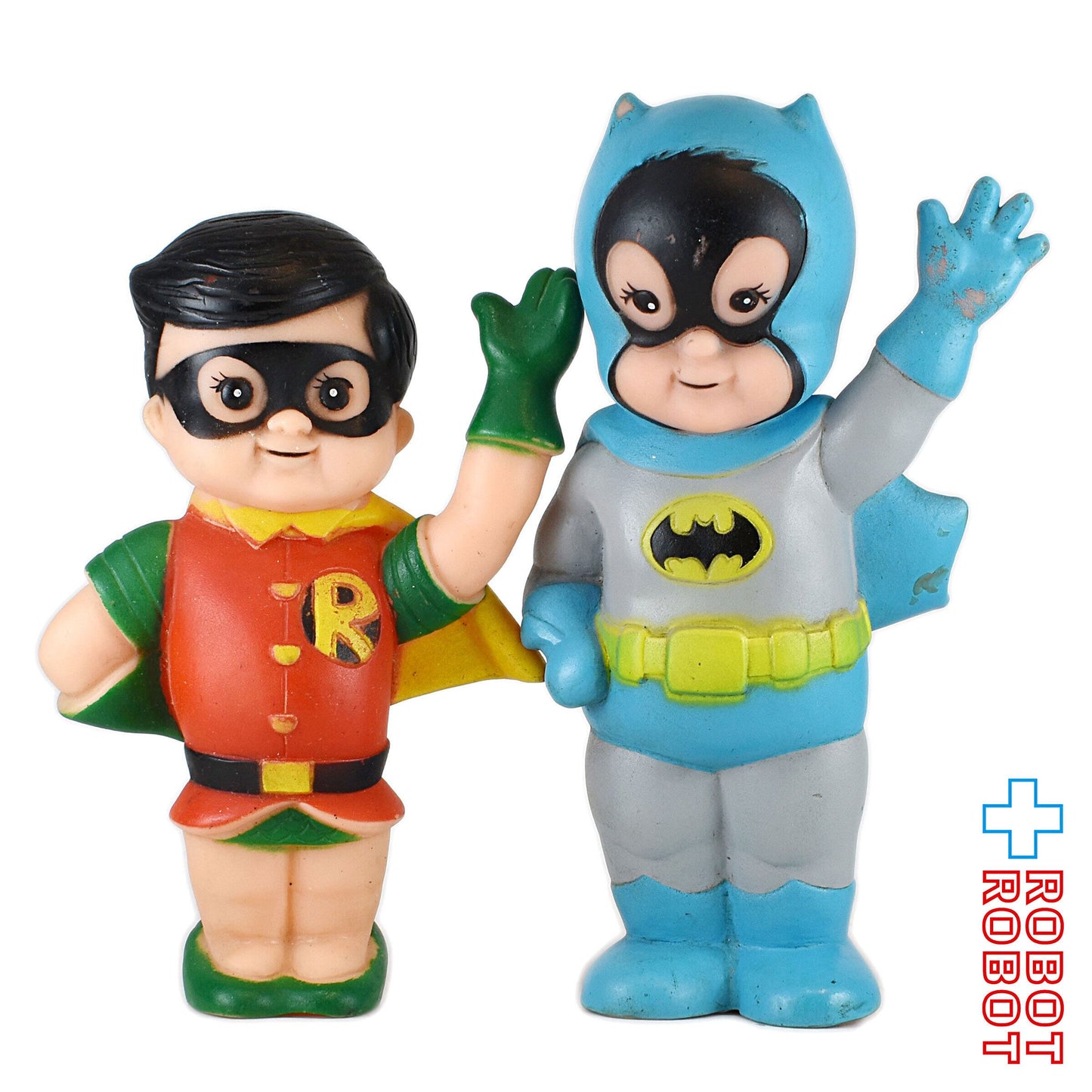スーパージュニア バットマン＆ロビン DC ソフビフィギュア