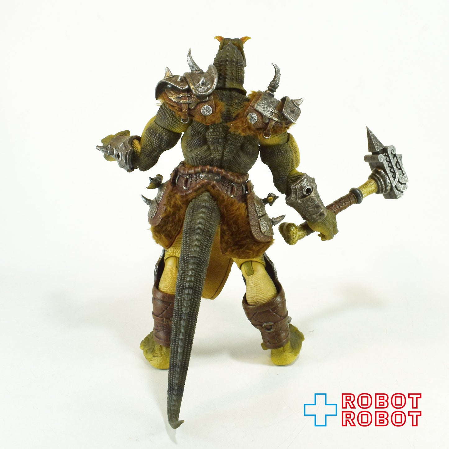 AXYTOYS ダイナソー・バトルフィールド 古参兵 (グリーン) 1/12 スケール可動フィギュア ルース