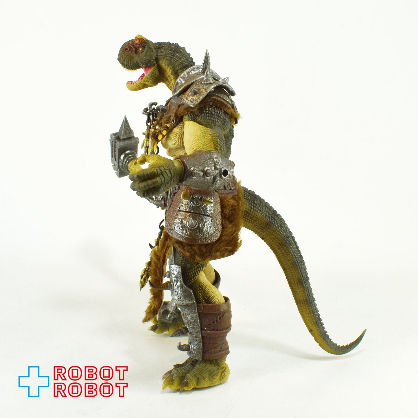 AXYTOYS ダイナソー・バトルフィールド 古参兵 (グリーン) 1/12 スケール可動フィギュア ルース