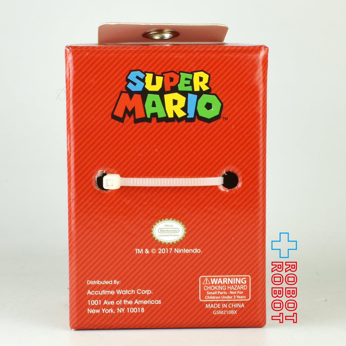 ニンテンドー スーパーマリオ ライトアップ ダイアル & チャーム 腕時計 箱入 ※難有り