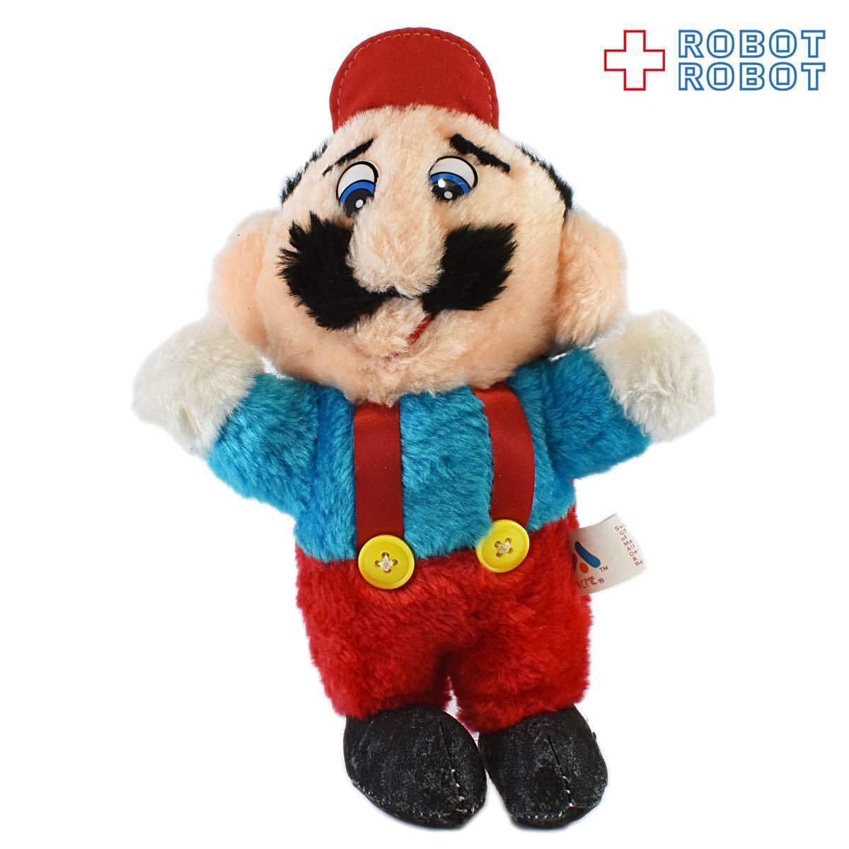 アクメ社 ニンテンドー スーパーマリオ ４つ穴ボタン24センチ ぬいぐるみ人形