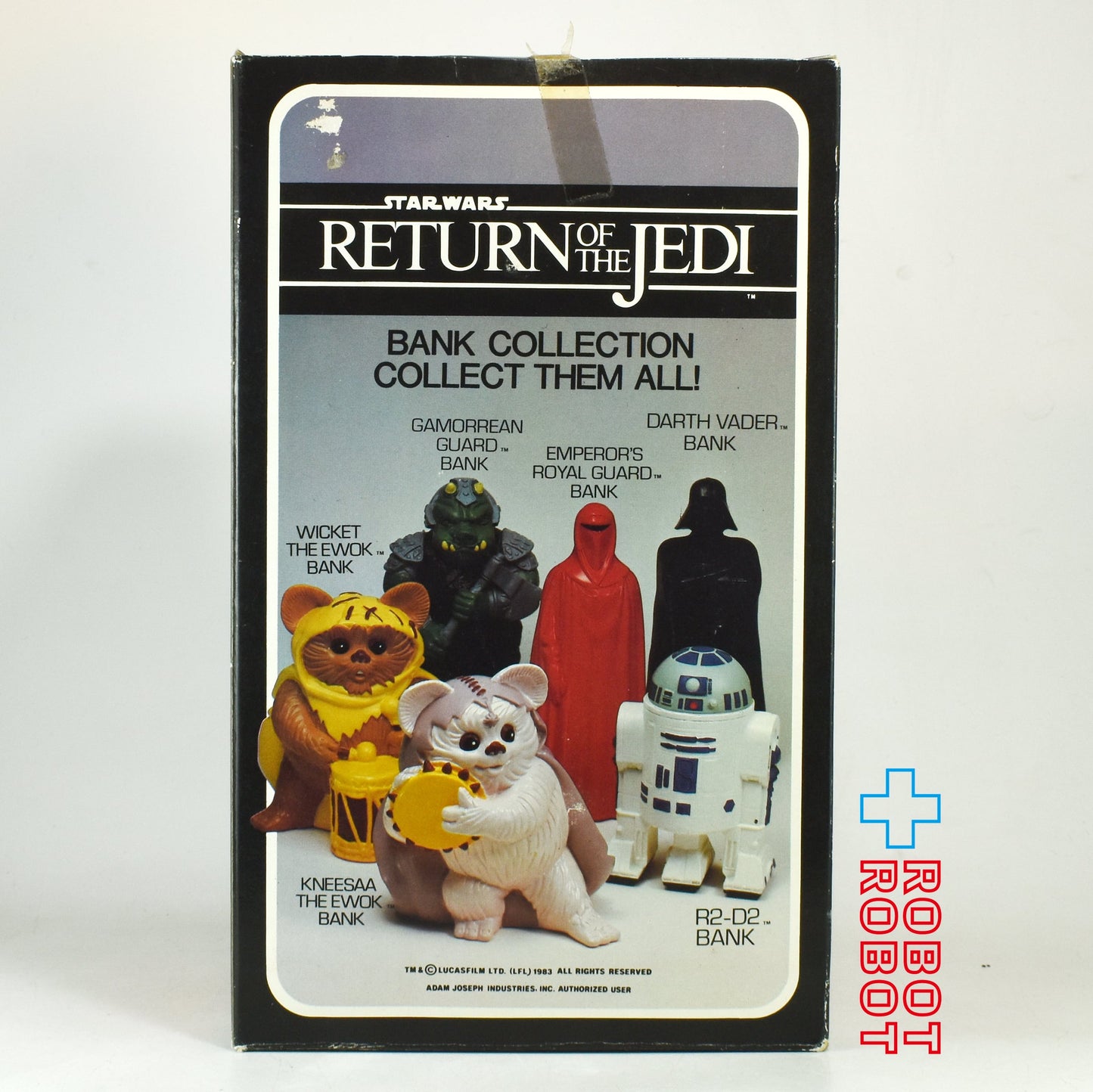 スター・ウォーズ ROTJ ダース・ベイダー ソフビ貯金箱 1983 箱入