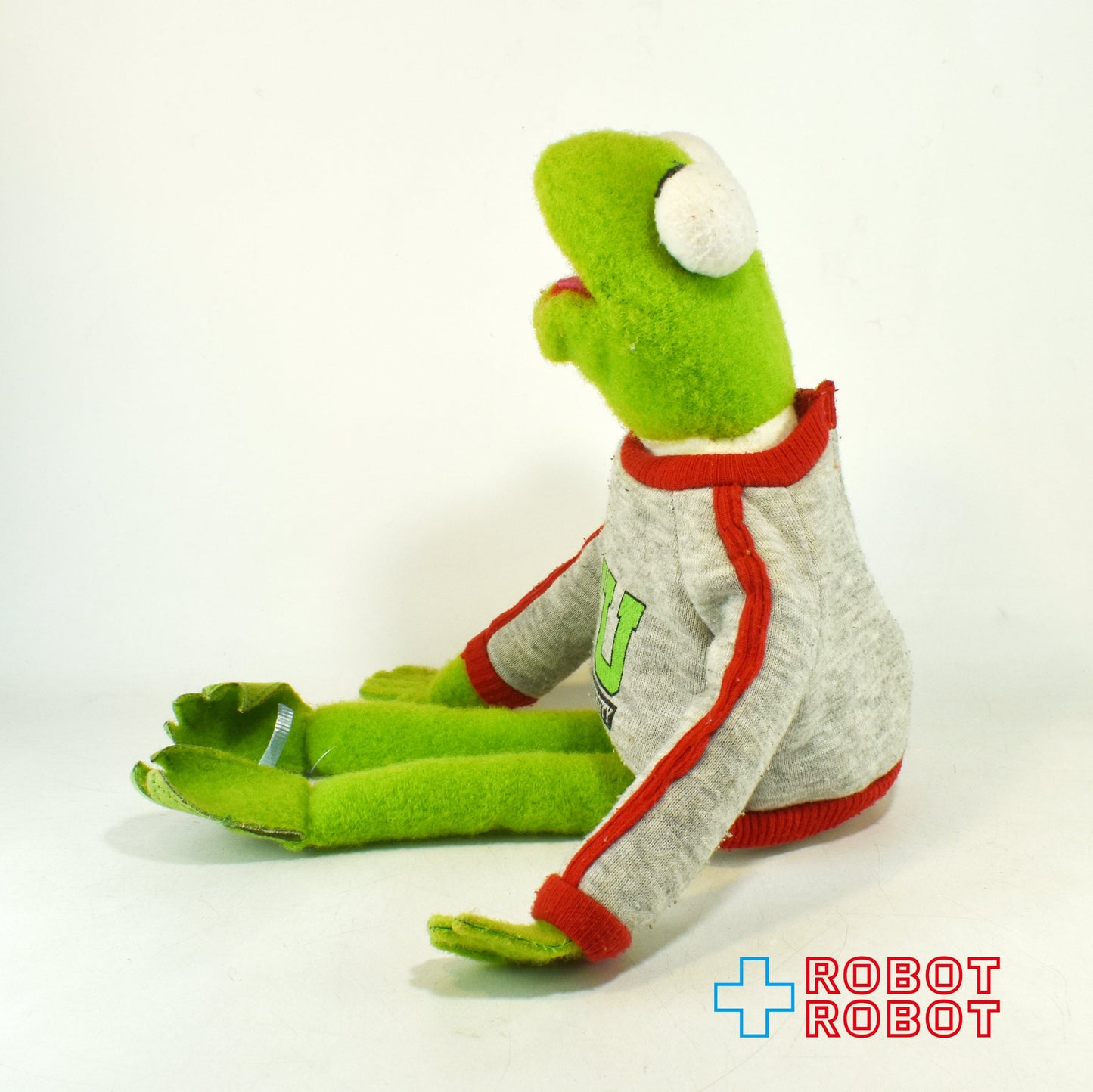 マペッツ カーミット マペッツ大学 ぬいぐるみ人形 1989 ※ズボン無し