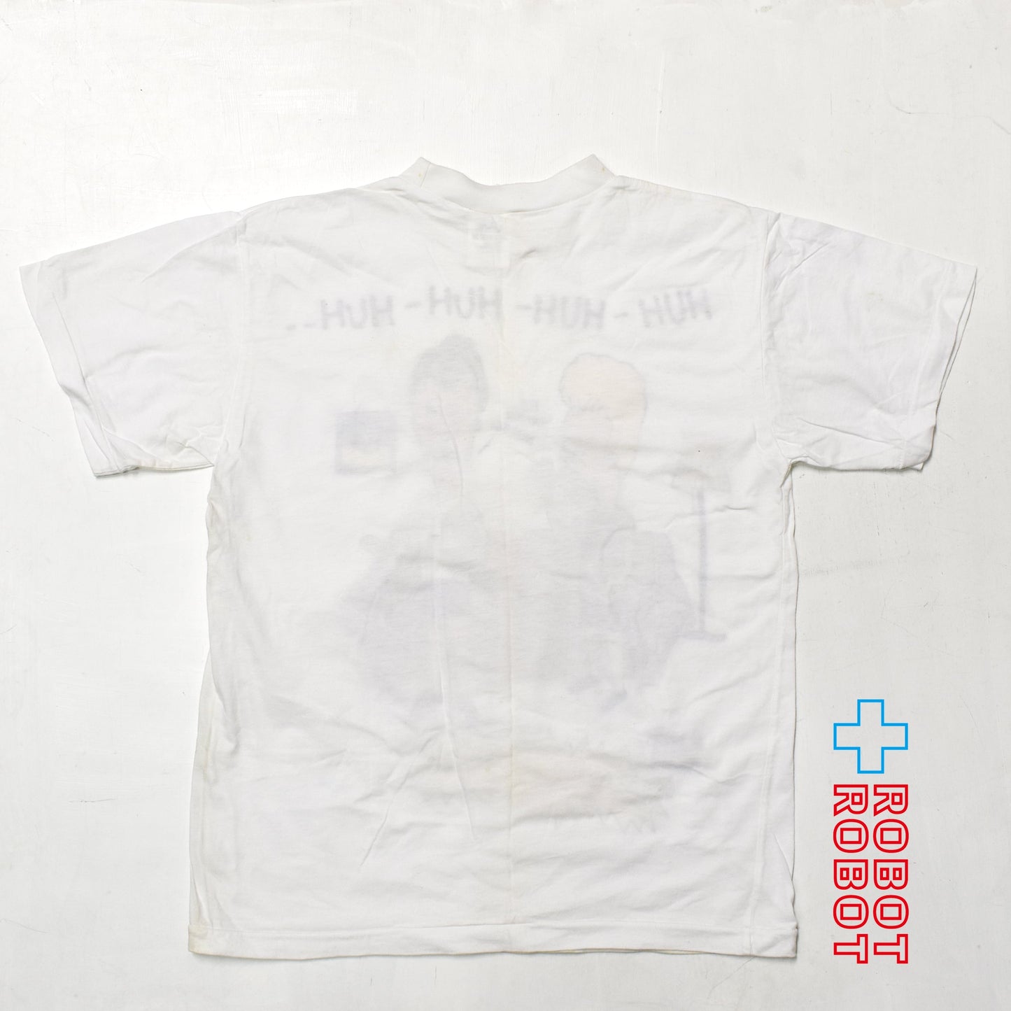 アメリカンウェア ビーバス & バットヘッド MTV "HUH-HUH-HUH-HUH" Tシャツ 90's USA製 ホワイト Lサイズ