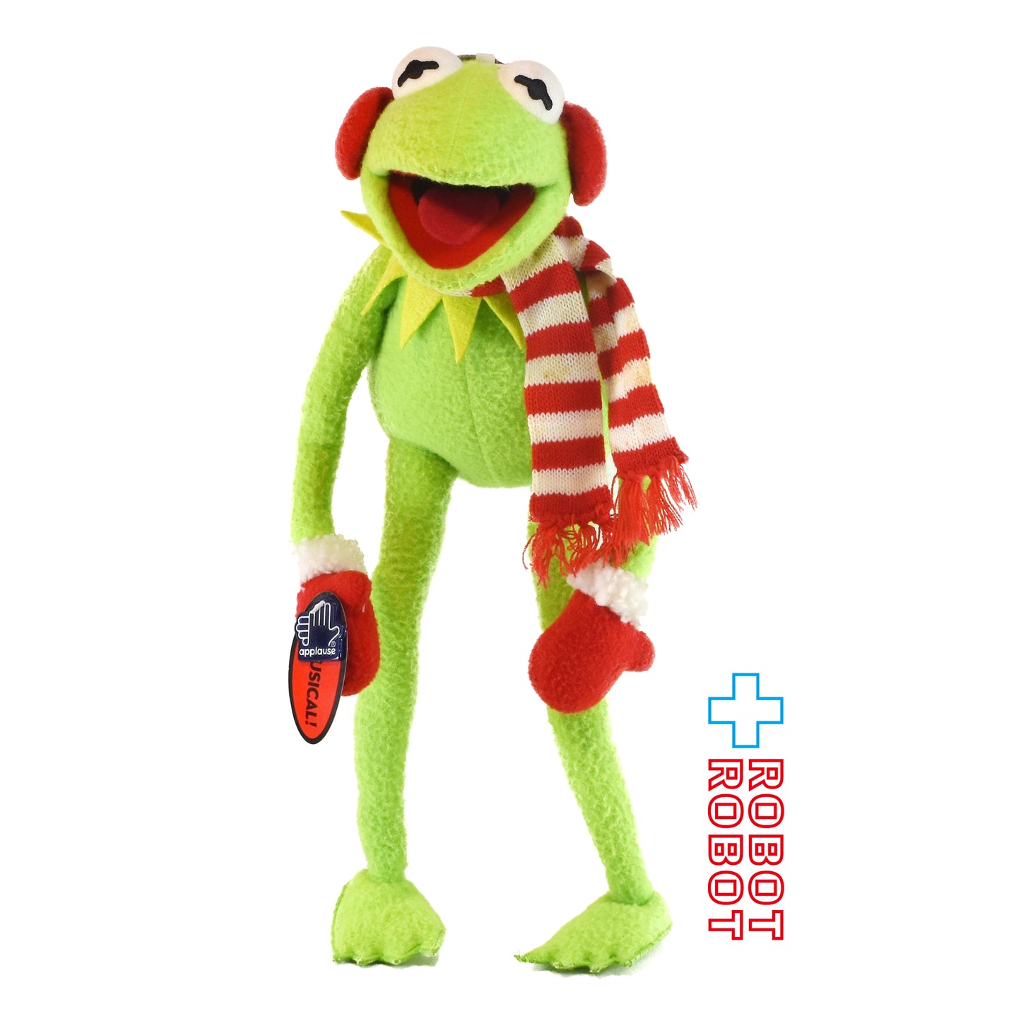 アプローズ社 マペッツ カーミット 冬仕様 ぬいぐるみ人形 1997