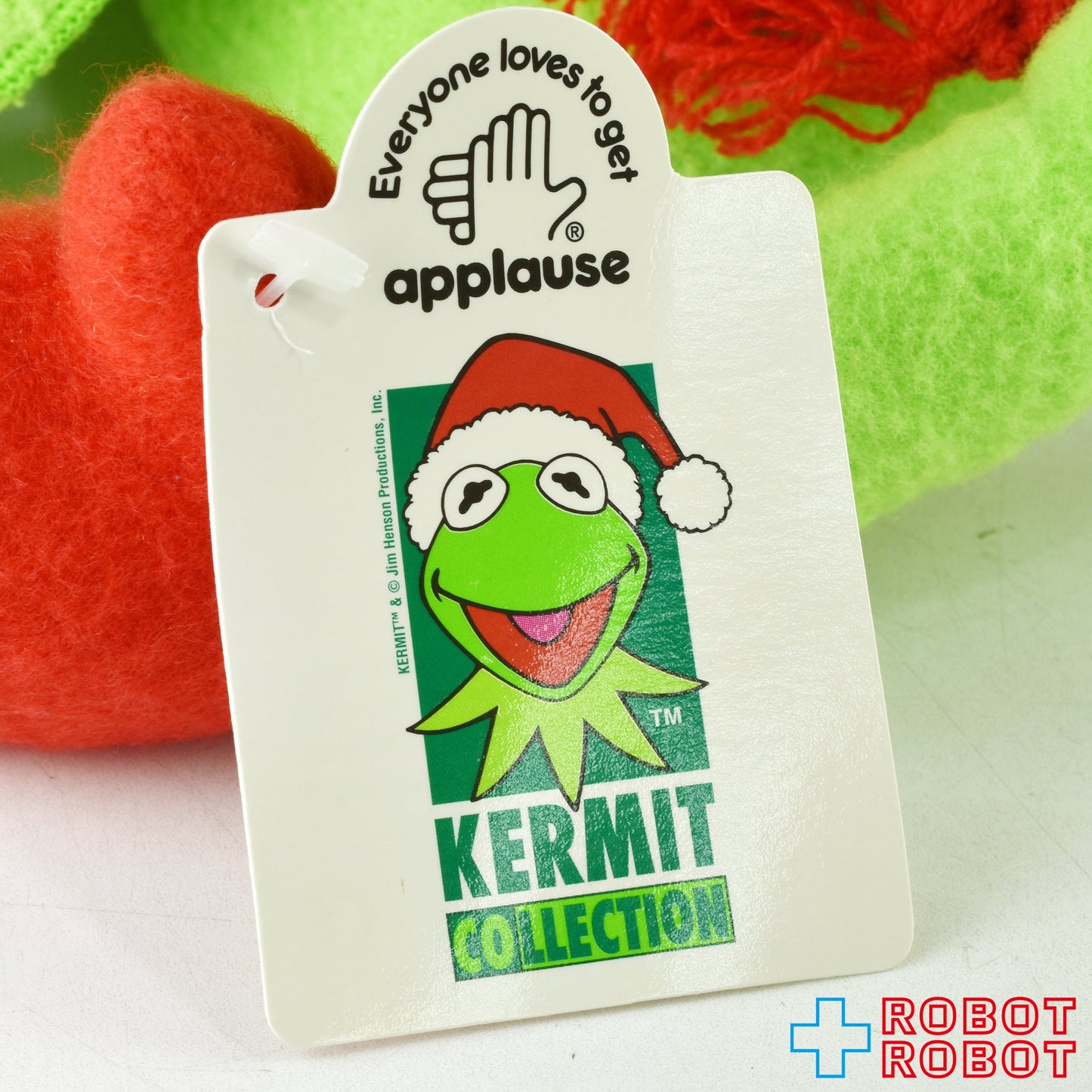 アプローズ社 マペッツ カーミット 冬仕様 ぬいぐるみ人形 1997