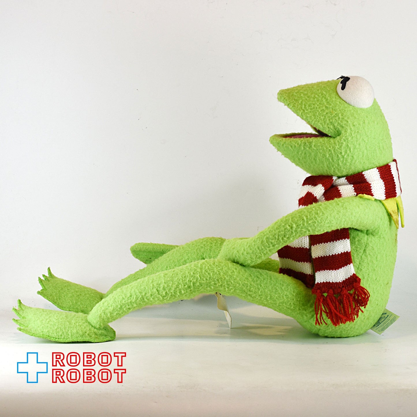 アプローズ社 マペッツ カーミット ぬいぐるみ人形 マフラー巻き 1997 紙タグ付