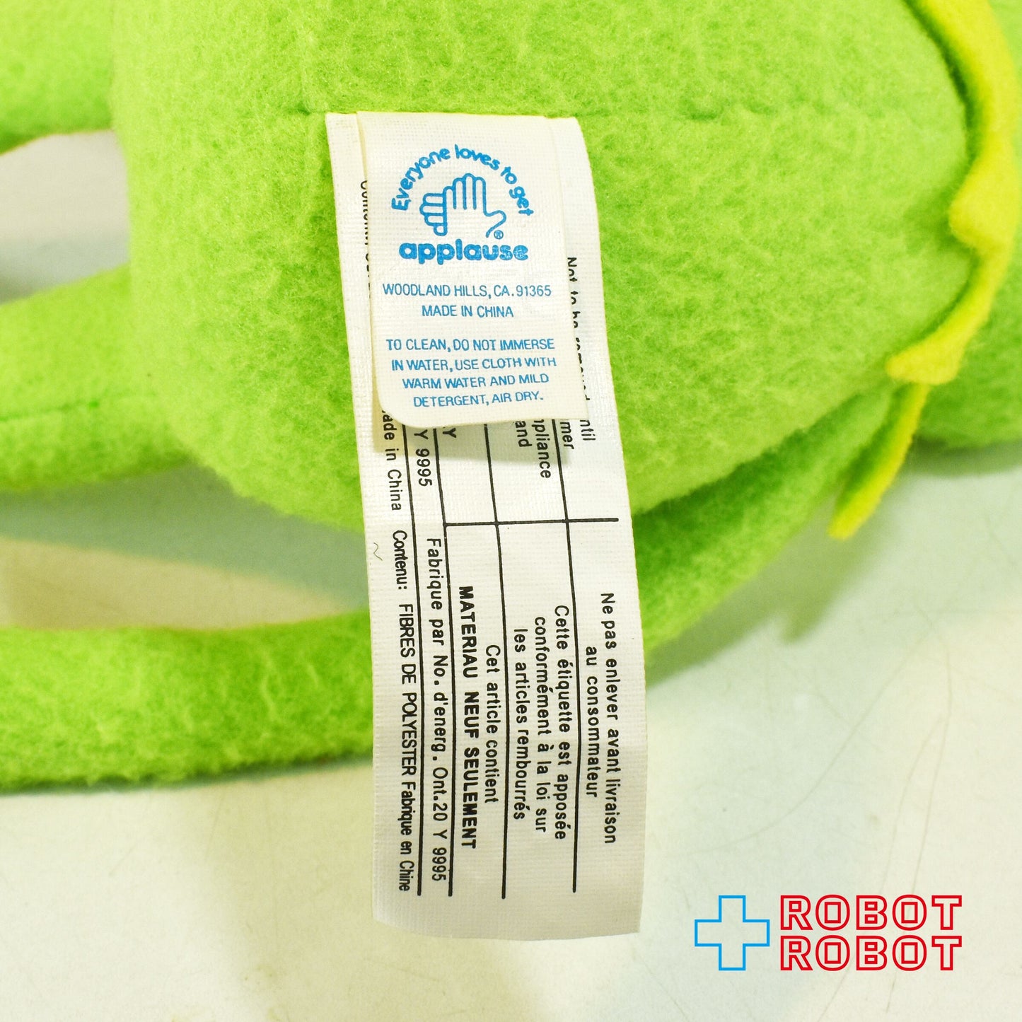 アプローズ マペッツ カーミット 32cm ベンダブルぬいぐるみ人形 プラタグ付き