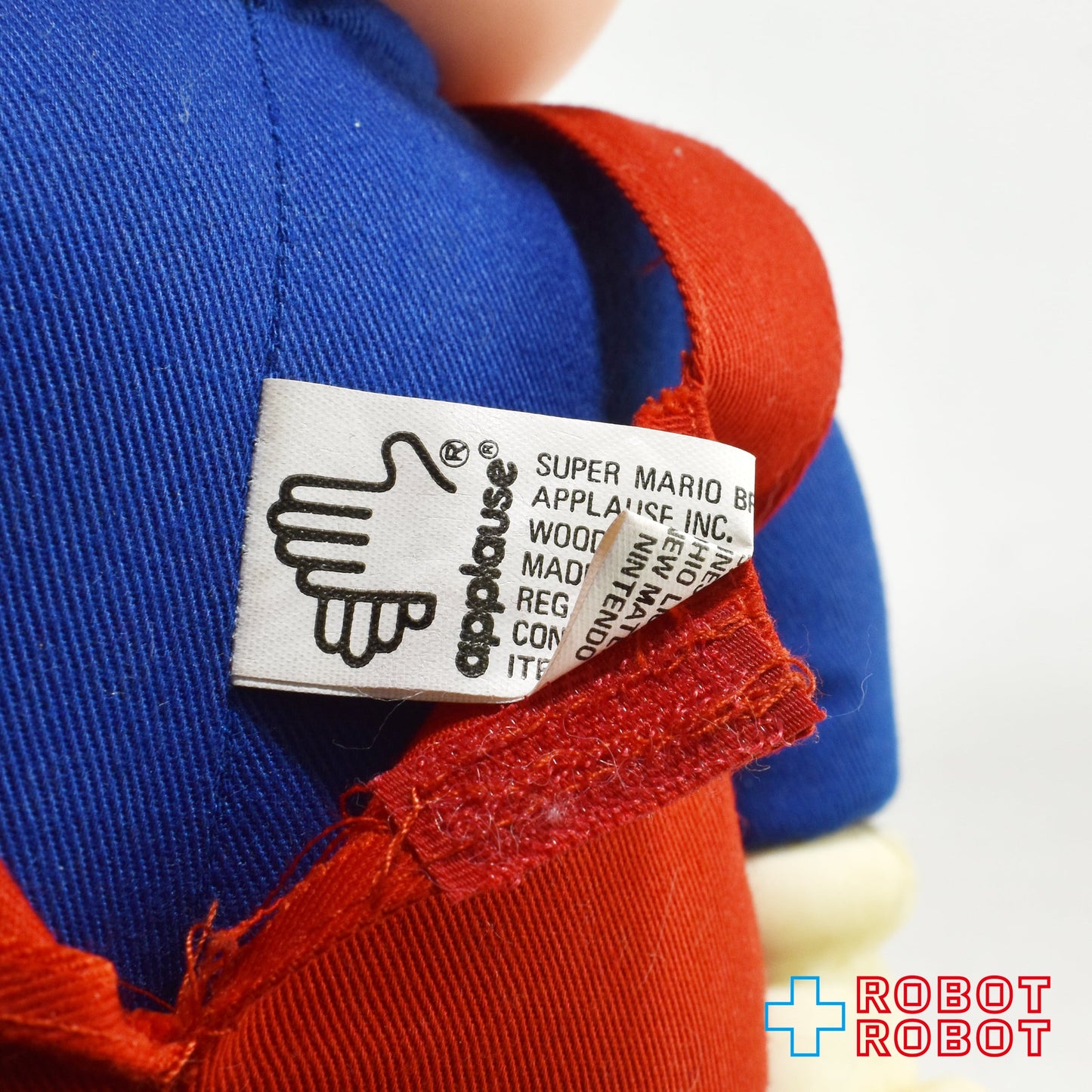 アプローズ社 ニンテンドー スーパーマリオ 20センチ ラバーフェイスぬいぐるみ人形 ※帽子欠品