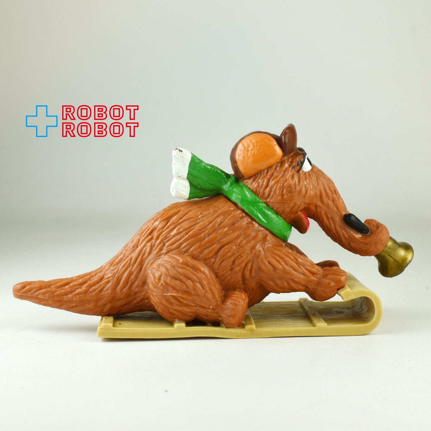 アプローズ社 セサミストリート スナッフィー スナッフルパガス そり PVCフィギュア ※難有り