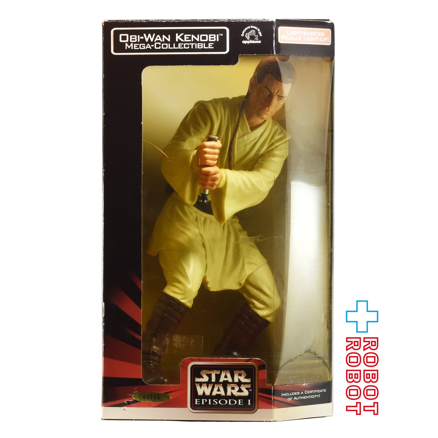 アプローズ スター・ウォーズ エピソード1  オビ＝ワン・ケノービ メガ・コレクタブル フィギュア 開封箱付き