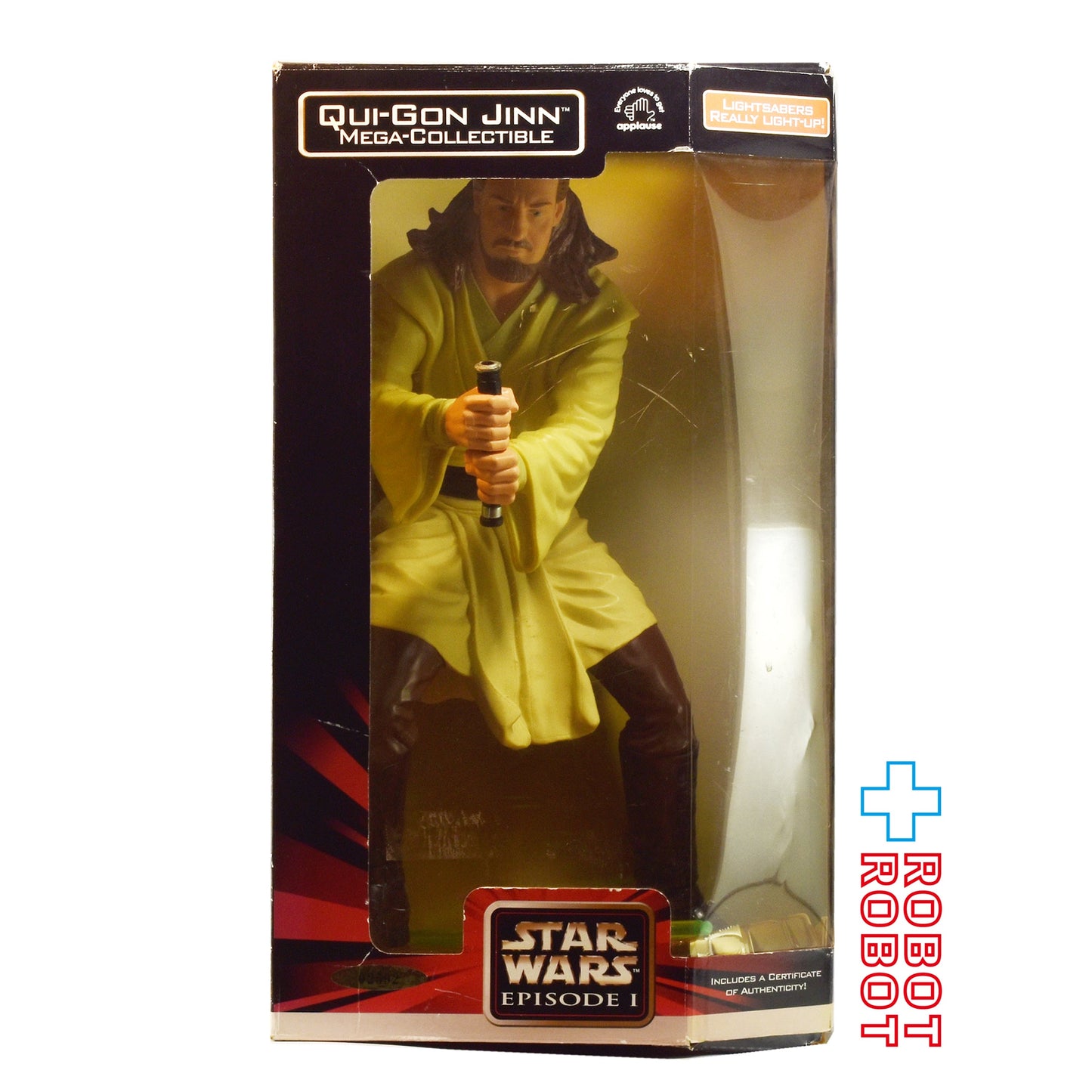 アプローズ スター・ウォーズ エピソード1  クワイ＝ガン・ジン メガ・コレクタブル フィギュア 開封箱付き