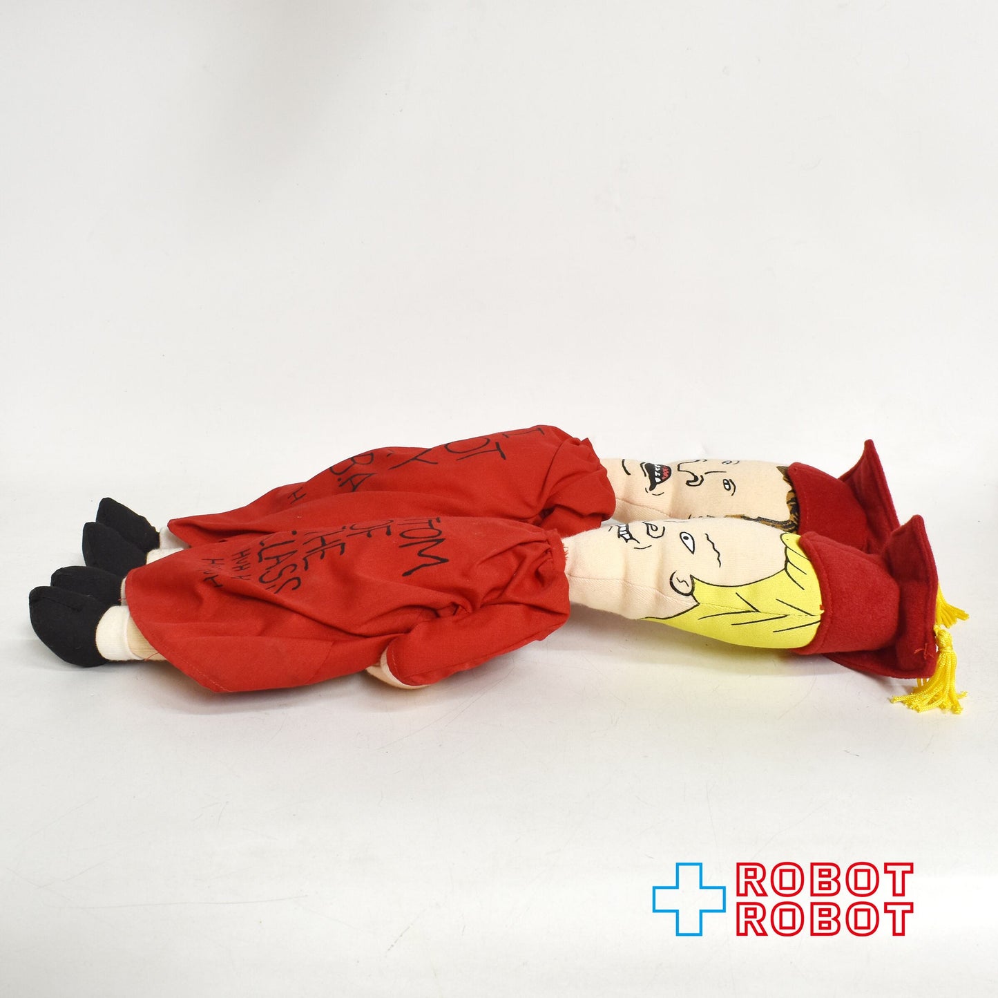 ビーバス・アンド・バットヘッド アウト オブ キャラクター 卒業ローブ ぬいぐるみ人形 2体セット タグ付き 1993