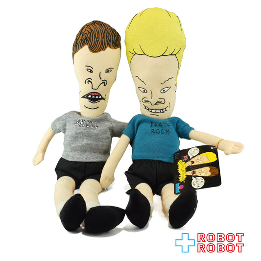 ビーバス・アンド・バットヘッド アウト オブ キャラクター ミニぬいぐるみ人形 2体セット 紙タグ付き 1993