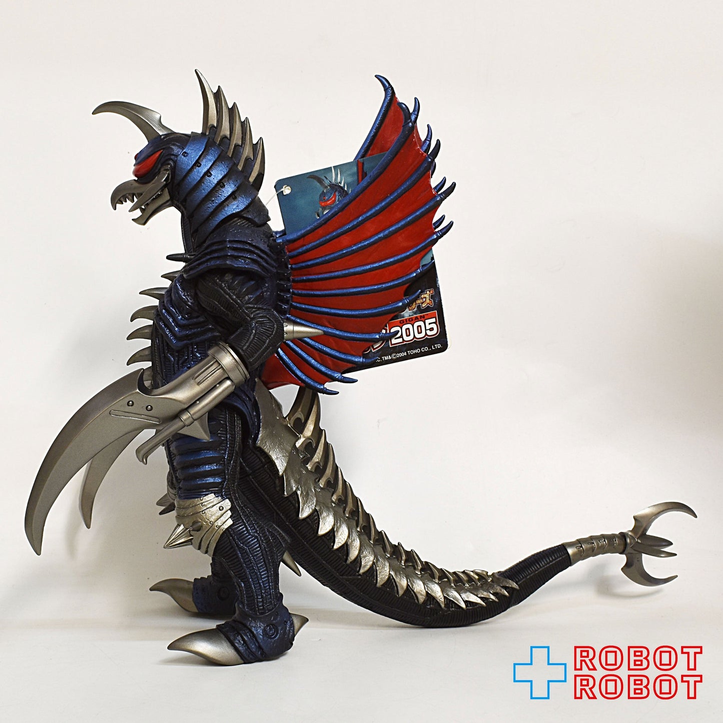 バンダイ ムービーモンスターシリーズ ガイガン2005 ソフビ 2004 東宝ゴジラ怪獣 紙タグ付