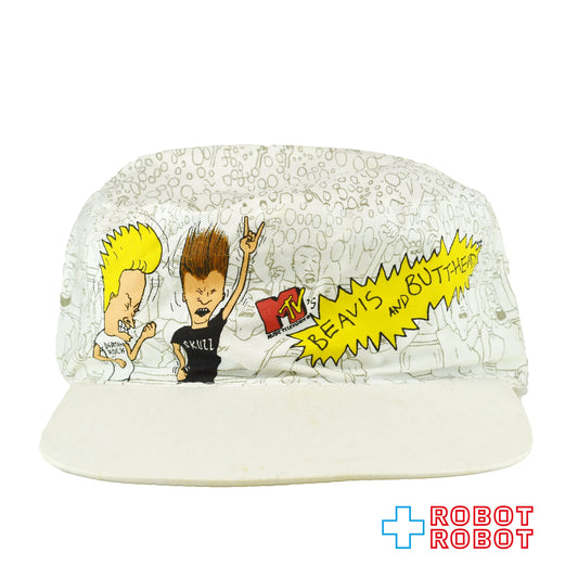 ビーバス&バットヘッド MTV キャップ ホワイト 1993