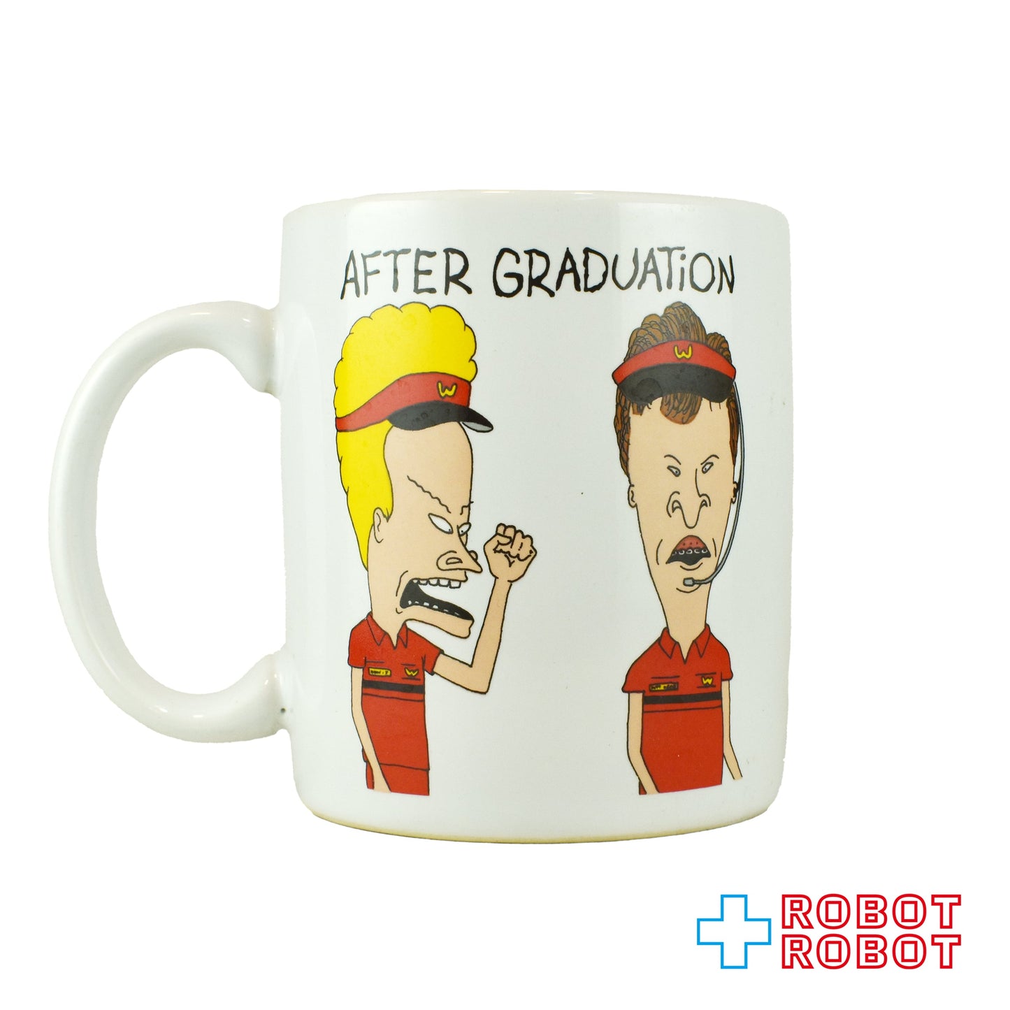 ビーバス&バットヘッド アウト オブ キャラクター 陶器製 マグカップ 卒業 1993