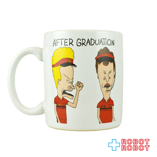 ビーバス&バットヘッド アウト オブ キャラクター 陶器製 マグカップ 卒業 1993