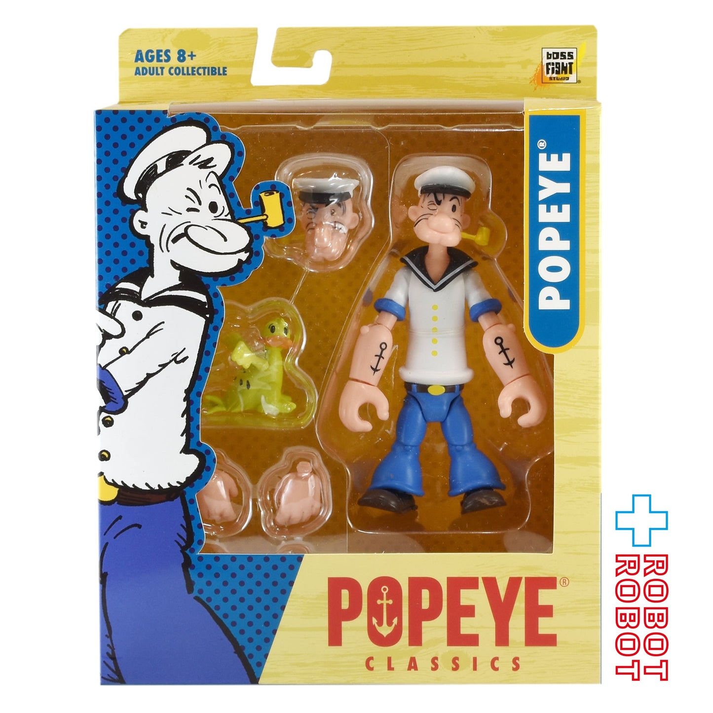 ボスファイトスタジオ ポパイ 1/12 スケール ポパイ アクション フィギュア 未開封