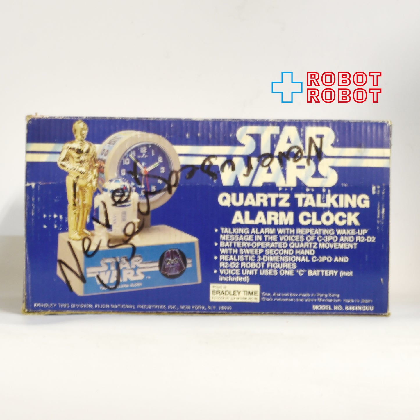 スター・ウォーズ C-3PO & R2-D2 トーキング・アラーム・クロック 1980 香港 箱付