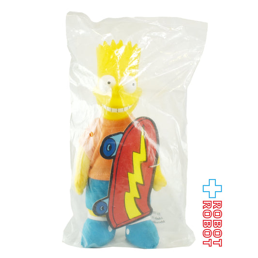 バーガーキング シンプソンズ / バート ソフビ顔ぬいぐるみ人形 1990 袋入未開封