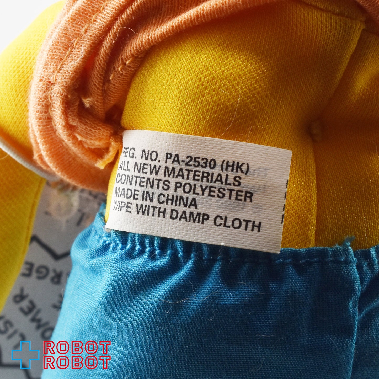 バーガーキング シンプソンズ / バート ソフビ顔ぬいぐるみ人形 1990 紙タグ付き