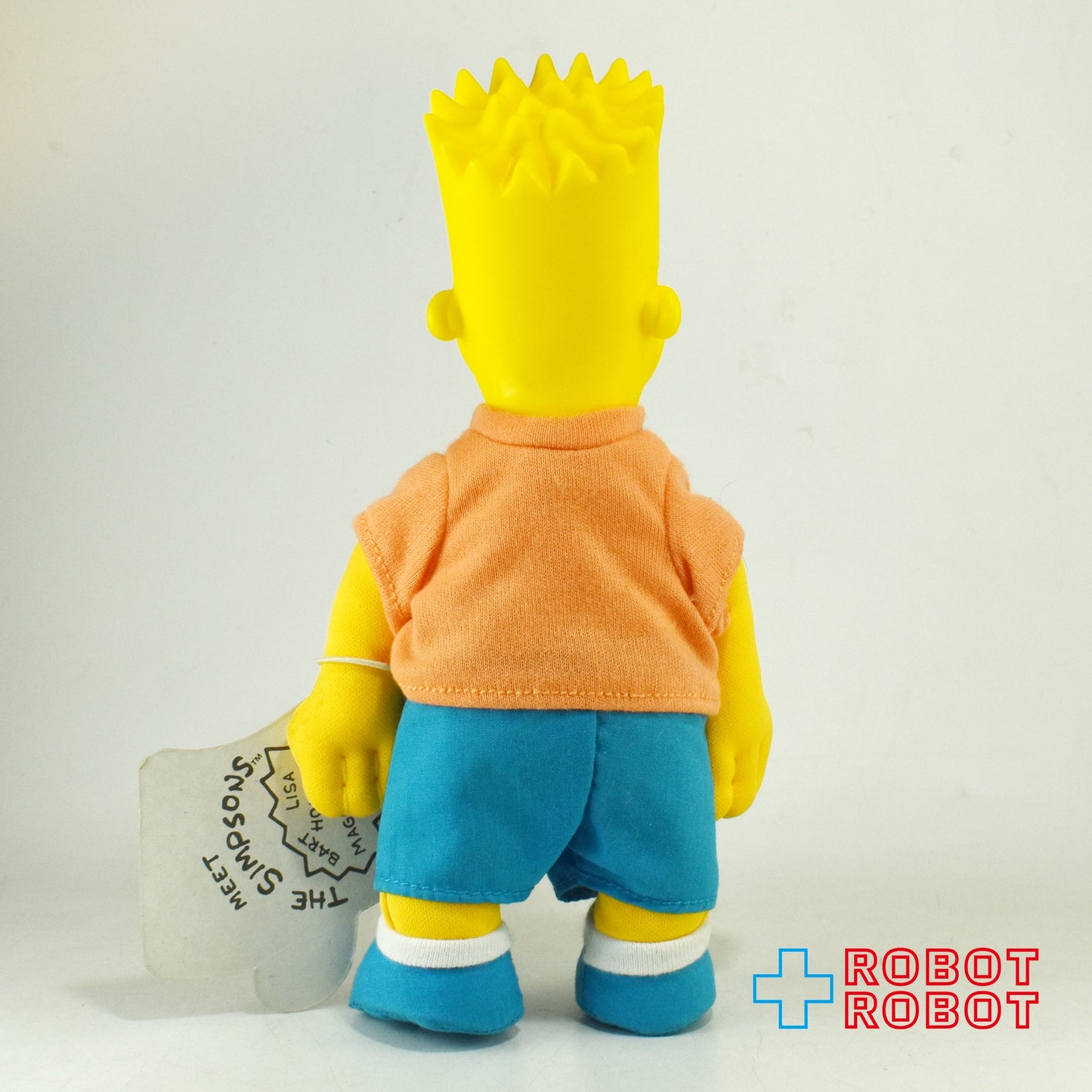 バーガーキング シンプソンズ / バート ソフビ顔ぬいぐるみ人形 1990 紙タグ付き