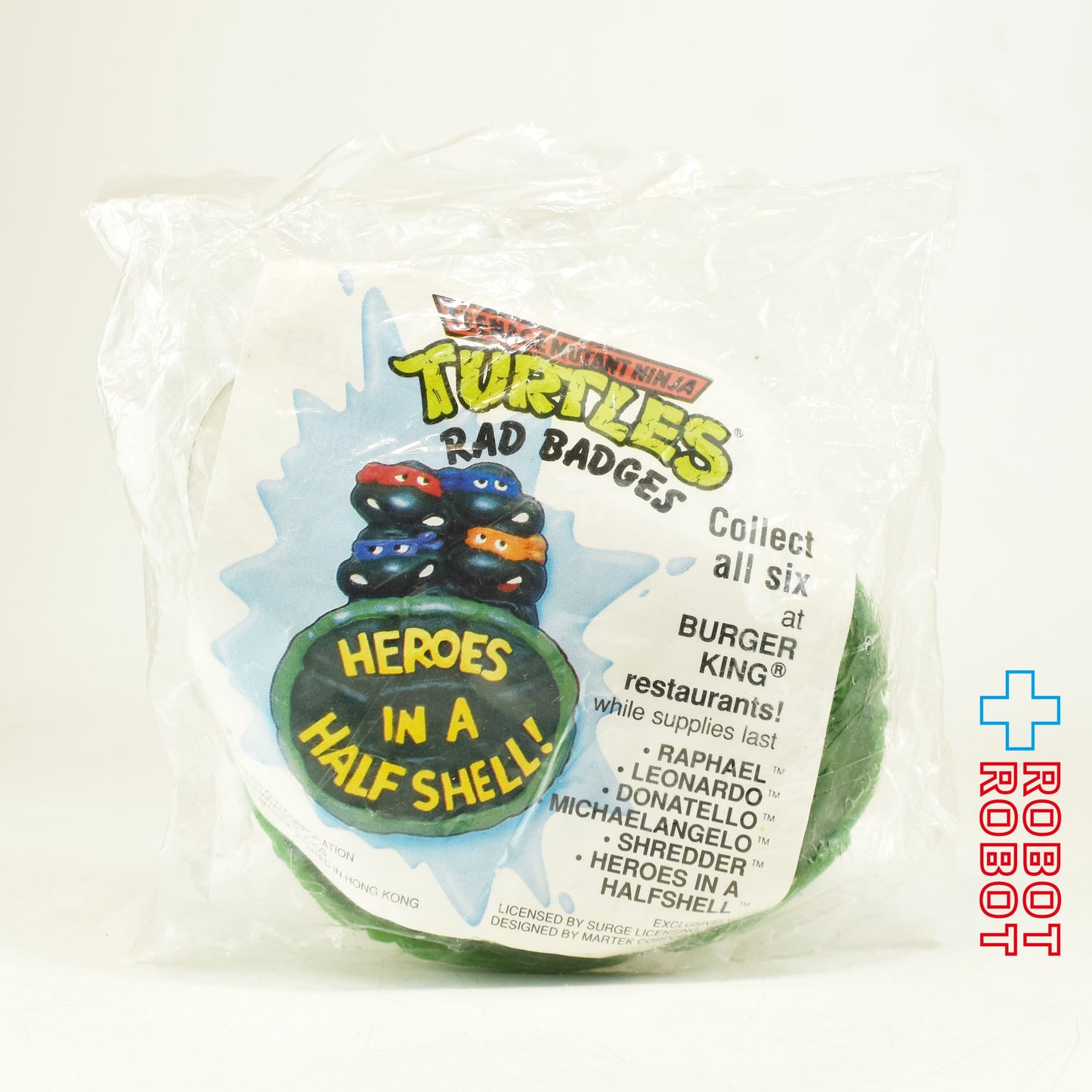 バーガーキング タートルズ ラッドバッジ TMNT ヒーローズ