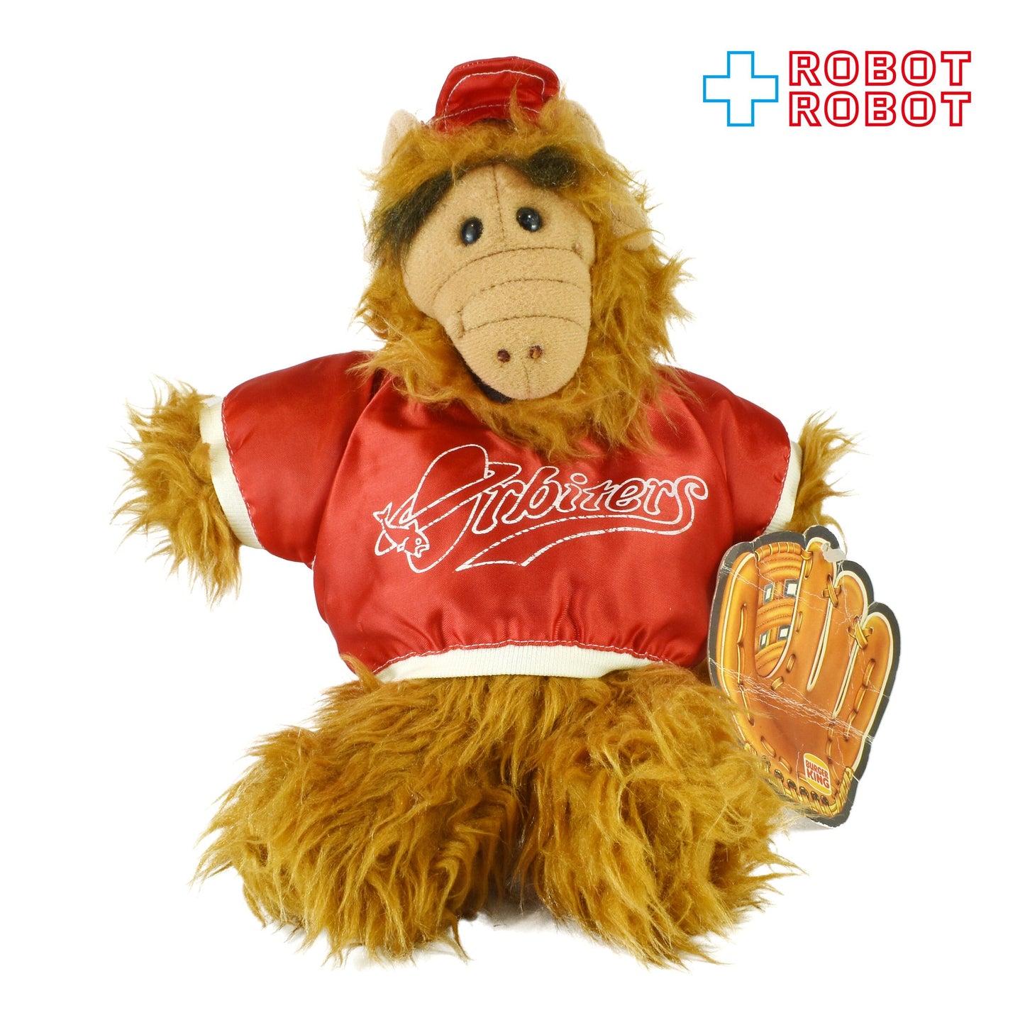 バーガーキング アルフ 手踊り ぬいぐるみ 野球 1988  紙タグ付