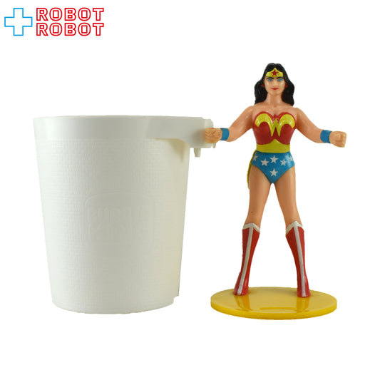 バーガーキング ワンダーウーマン プラスチックカップ w フィギュア