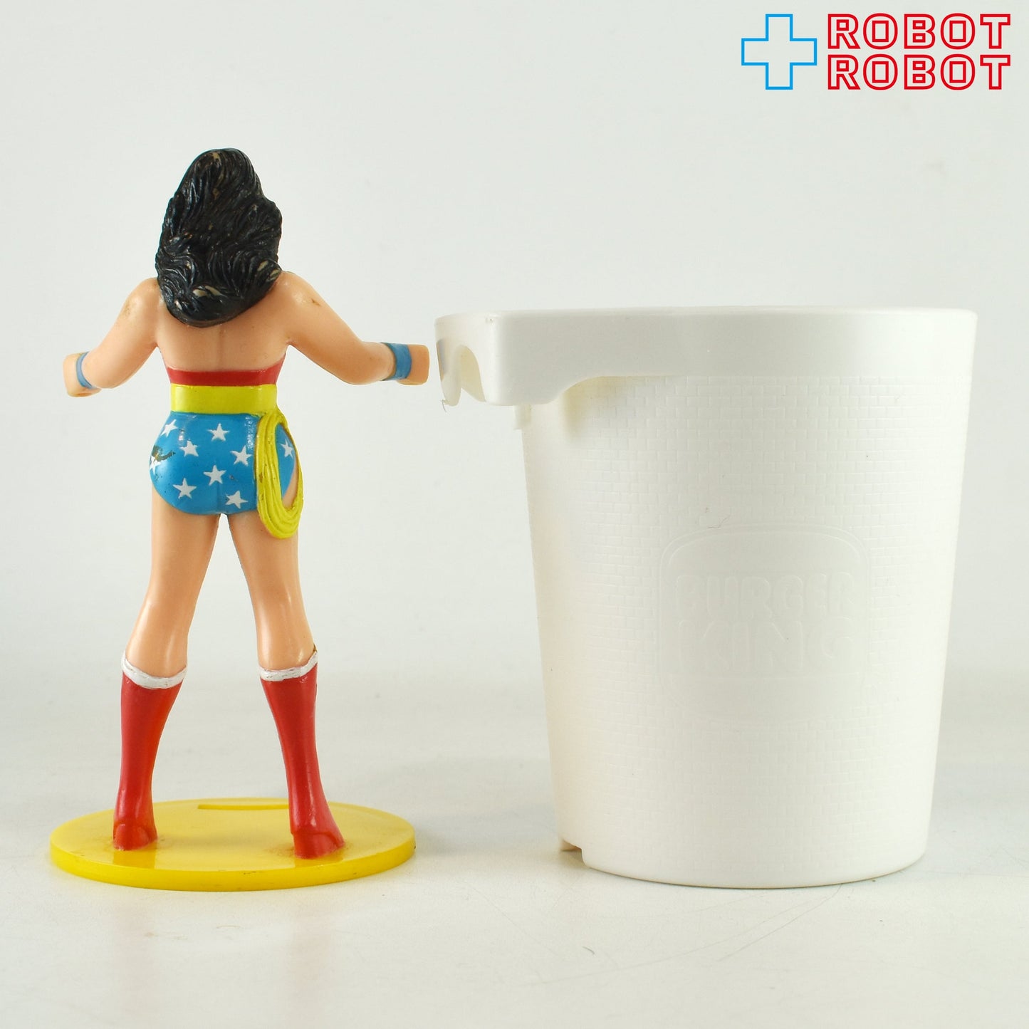 バーガーキング ワンダーウーマン プラスチックカップ w フィギュア