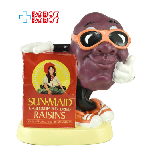 カリフォルニアレーズン ソフビ貯金箱 1987