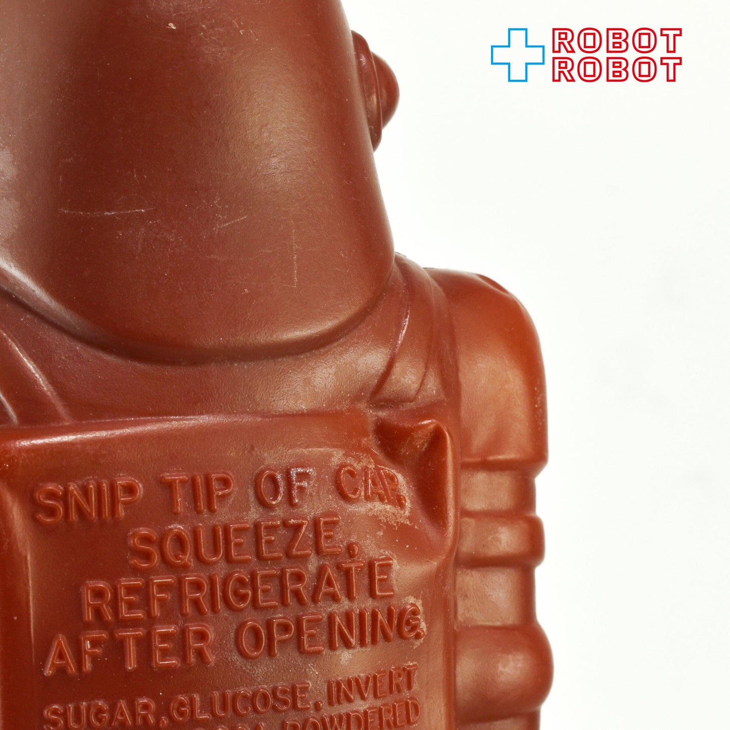 クランキー・チョコレート・フレーバー・シロップ ロボットの形のボトル ※難有り