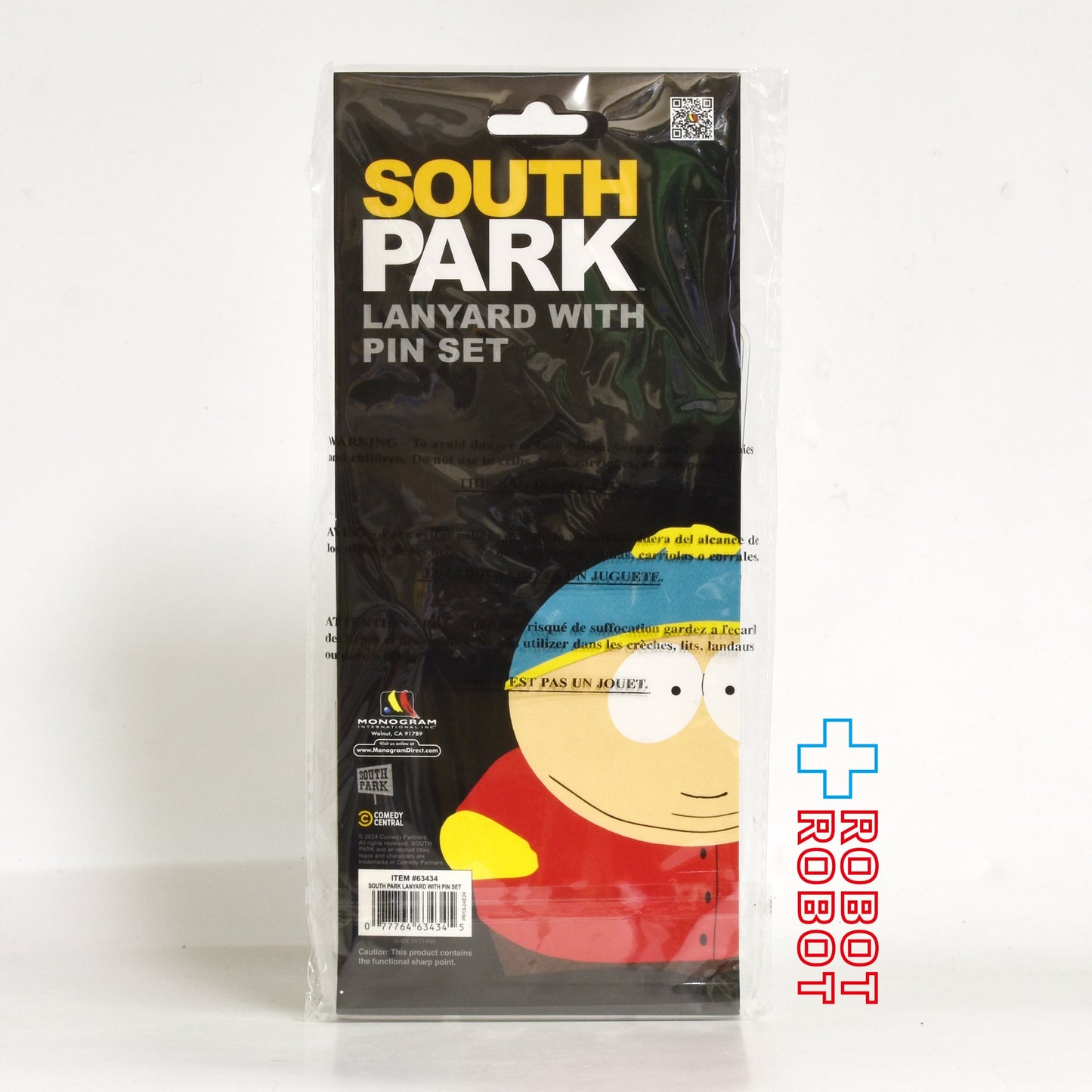 コメディーセントラル サウスパーク ランヤードwith ピンズ ネックストラップ SDCC 2024 限定 未開封