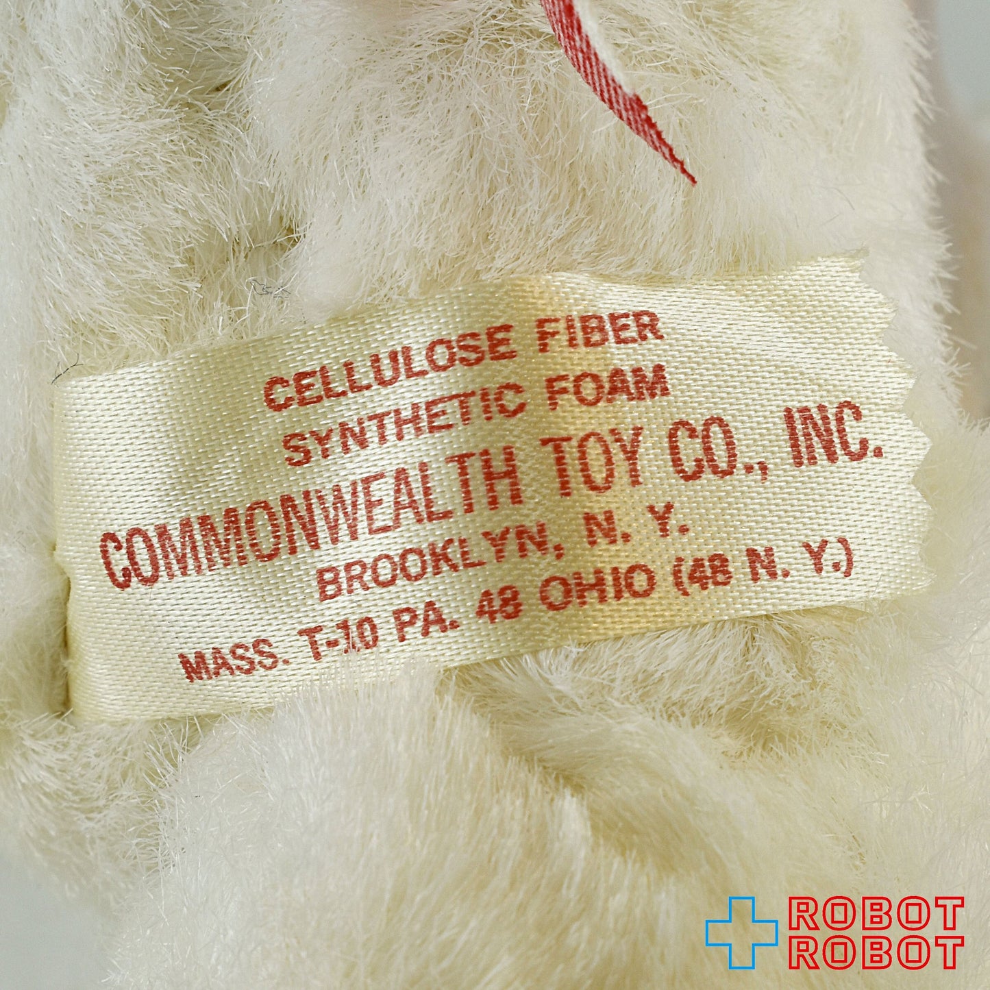 キャスパー ぬいぐるみ人形 26cm リボンと名札付 コモンウェルス社 1960's