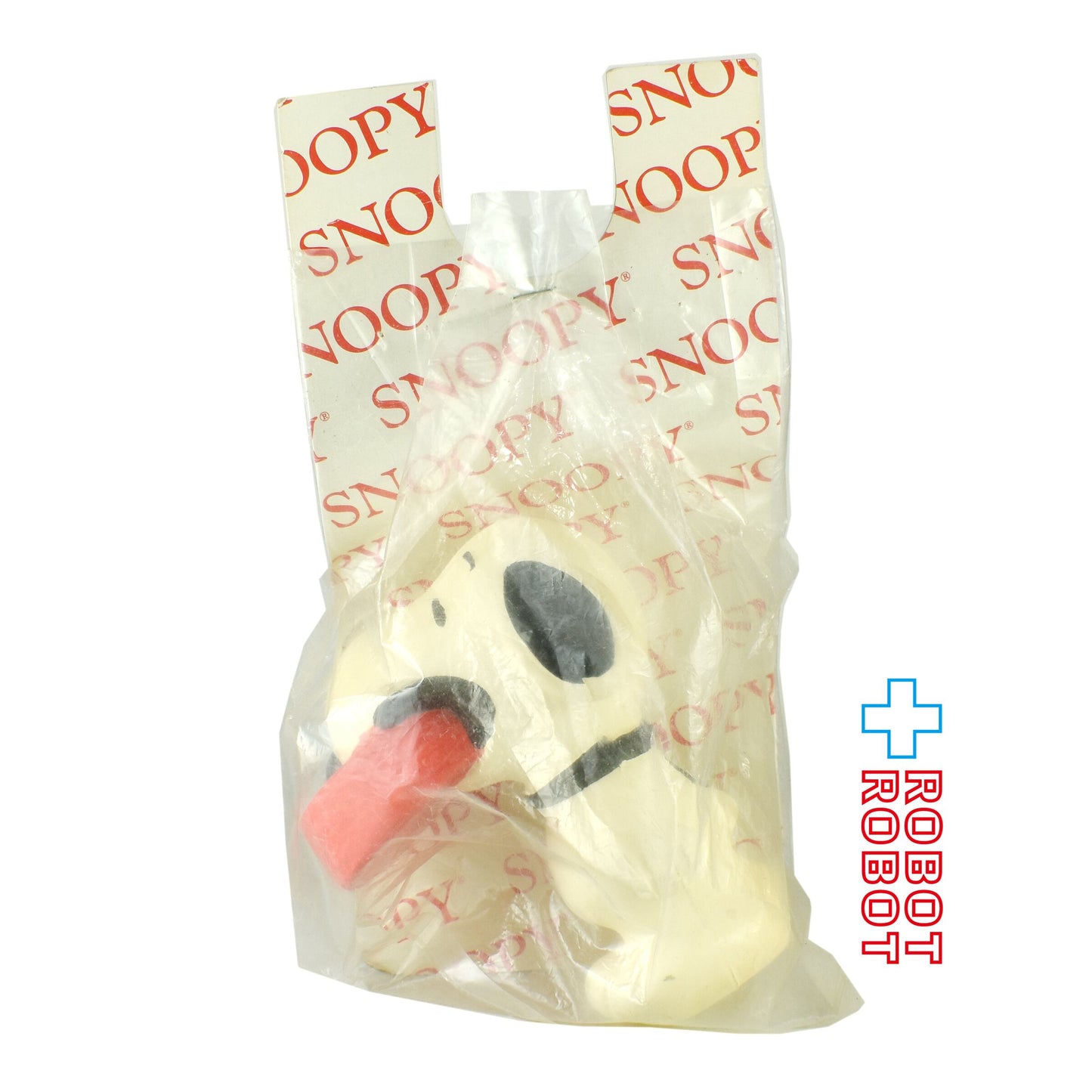 ピーナッツギャング スヌーピー ディナータイム ビニール スクイーク ドッグトイ コナグラ社 1980s 袋入・ヘッダー無し