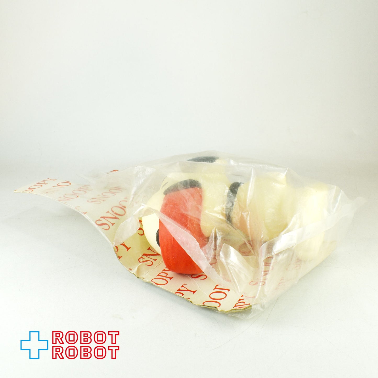 ピーナッツギャング スヌーピー ディナータイム ビニール スクイーク ドッグトイ コナグラ社 1980s 袋入・ヘッダー無し