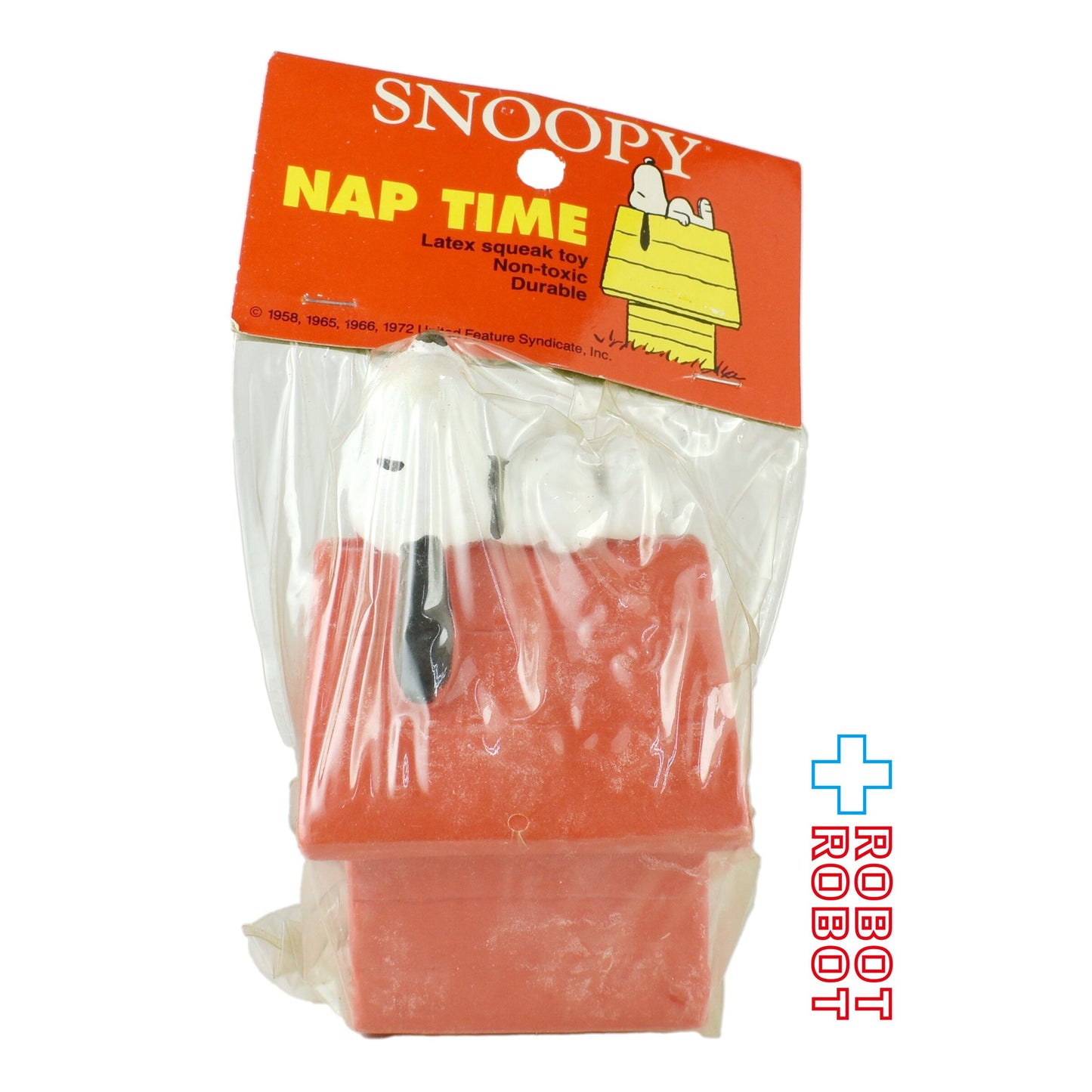ピーナッツギャング スヌーピー ナップタイム ビニール スクイーク ドッグトイ コナグラ社 1980s 袋入