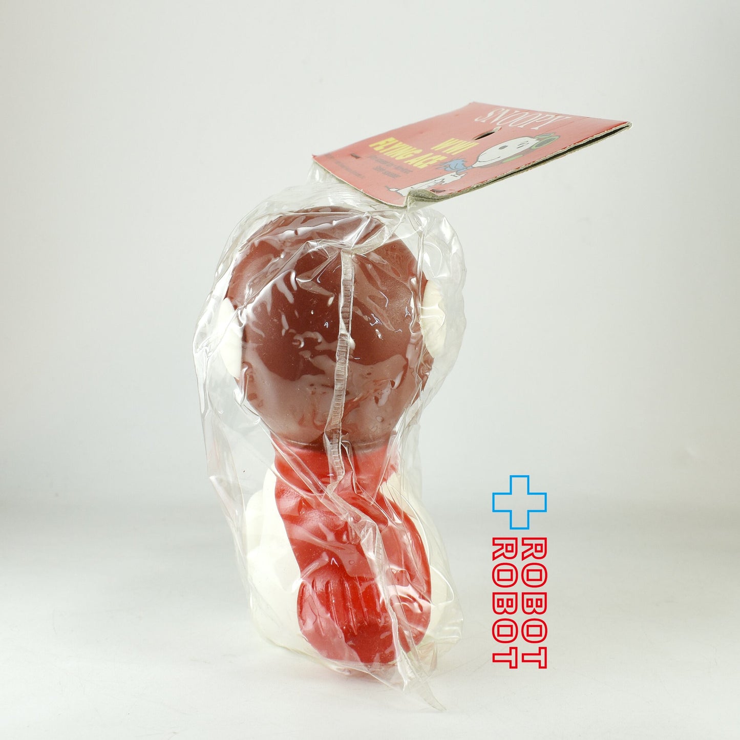 ピーナッツ スヌーピー WW1 フライングエース ビニール スクイーク ドッグトイ コナグラ社 1980s 袋入