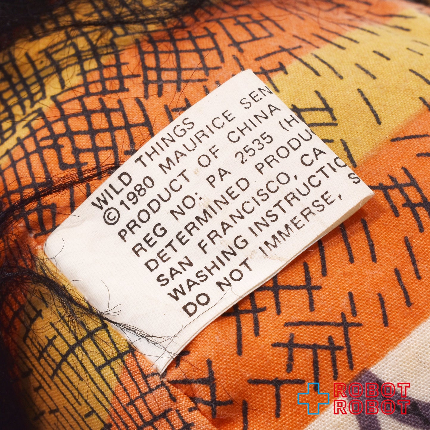 クロコダイルクリーク かいじゅうたちのいるところ モイシャ 36センチ ぬいぐるみ人形 1980