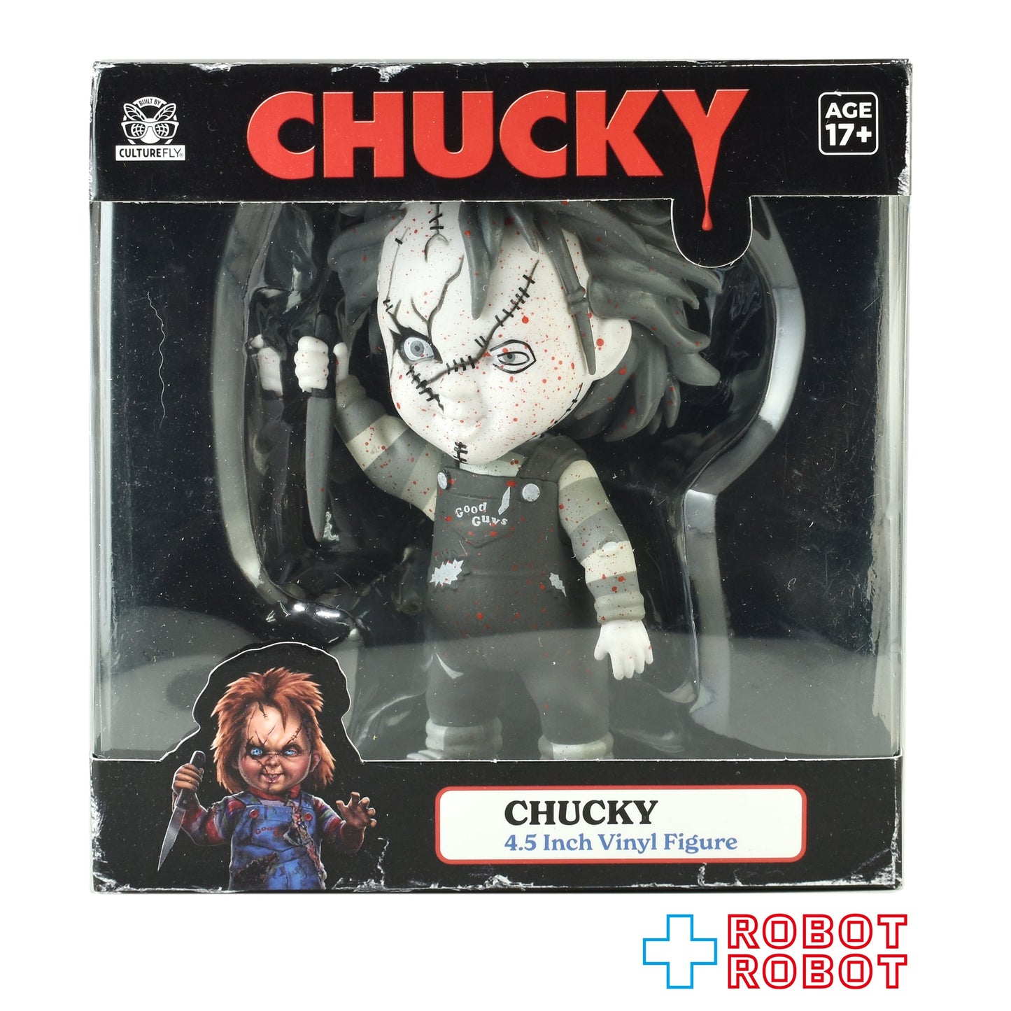 カルチャーフライ チャッキー(モノクロ) ビニールフィギュア 未開封