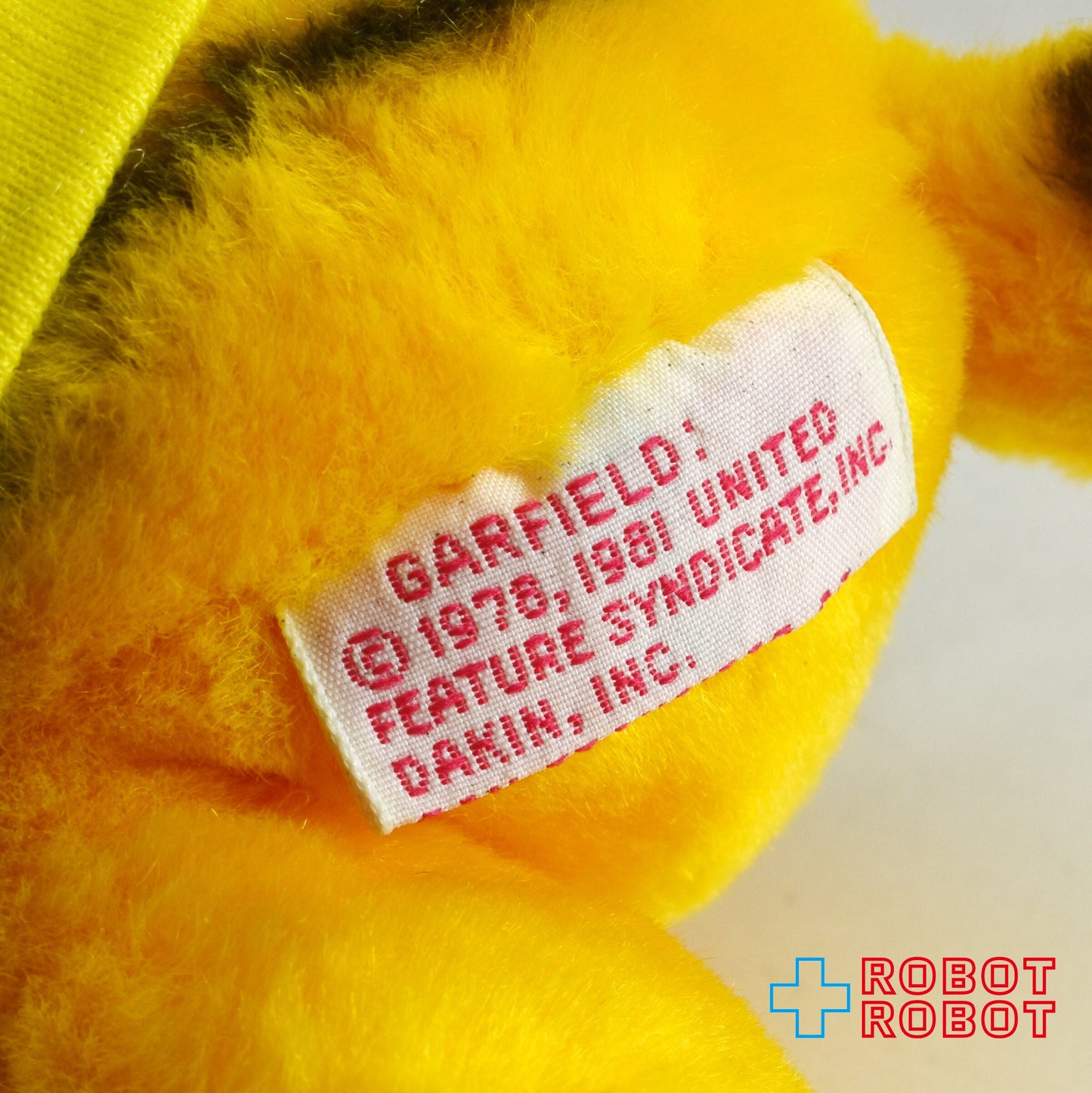 Dakin ガーフィールド LET'S PARTY ぬいぐるみ人形 1981 紙タグ付き